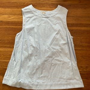 Talbots sleeveless woven top